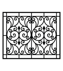 Home grill design silhouette vector template