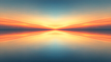 Sunset Reflection: A Sky's Embrace