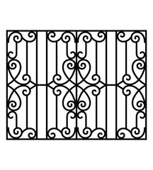 Home grill design silhouette vector template