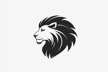 Fototapeta premium Majestic Lion Profile Illustration