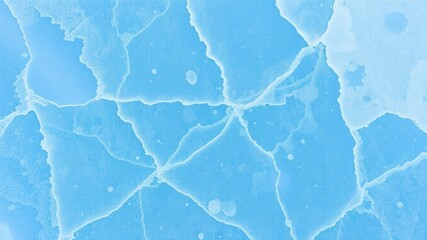 Obraz premium Blue ice texture with geometric shapes and patterns, backdrop, texture, crystal clear