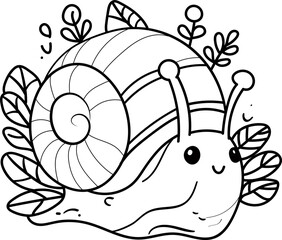 Snail Outline