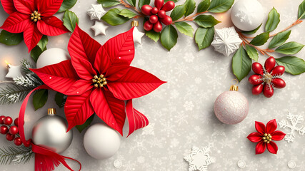 Christmas decoration pattern. Christmas background