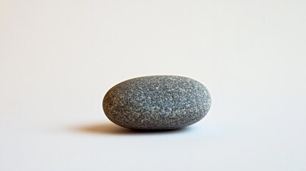 grey natural stone isolated on white