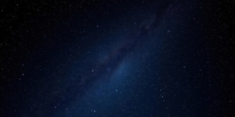 Night sky with twinkling stars on black background, galaxy, background, sky