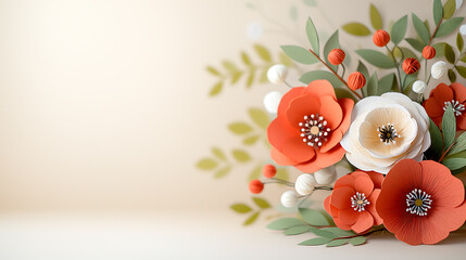 Create stunning paper cut poppy flower bouquets with intricate designs for any occasion