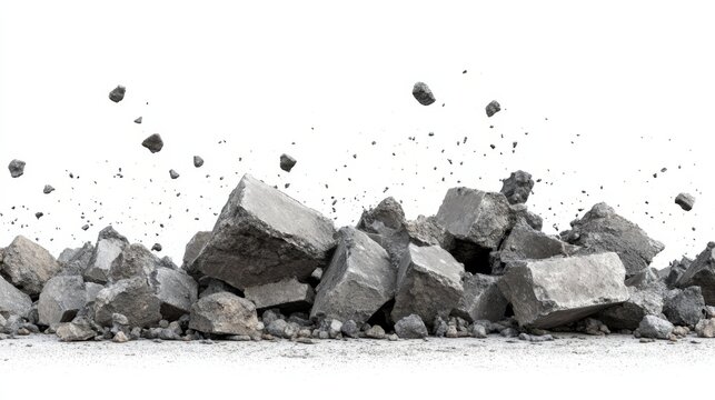 crushed concrete or asphalt