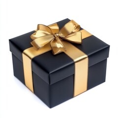 Gift box for holiday closeup view