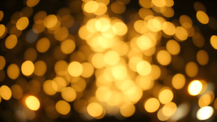  Artifical Intelligence generated bokeh abstract light background. Festive Background With