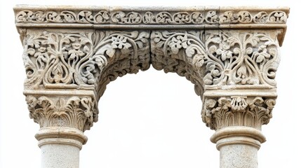 Fototapeta premium detail of the arch of triumph