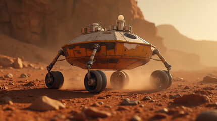 Exploring Martian Landscapes with Robots