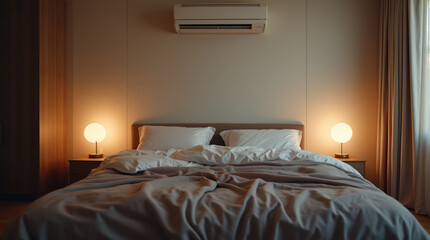 Cozy Bedroom with Soft Lighting