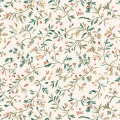 Fototapeta premium Holiday repetitive tile patterns for wrapping paper for Gift box