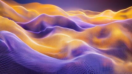 Fototapeta premium The Colorful Flowing Waves