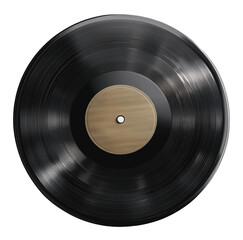PNG Classic vinyl record spinning on a turntable