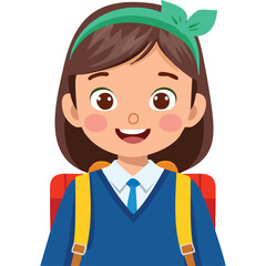 Portrait of a smiling girl