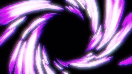 Circle energy effect. Abstract Swirl ring and energy. Circle Neon energy ring. Space energy hole on a transparent background. luminous shimmer swirling lines, particles. Vortex energy flows. 