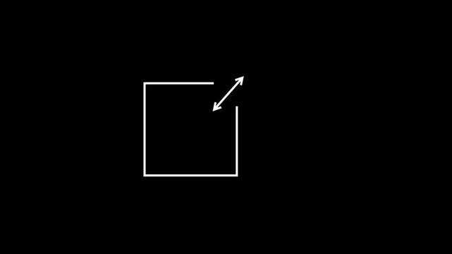  direction arrow icon animated video