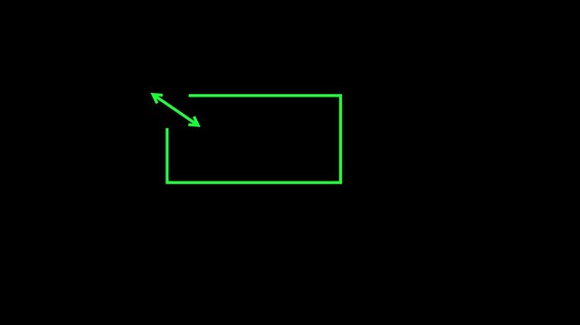 two direction arrow icon animated video