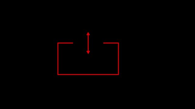 up direction arrow icon animated video