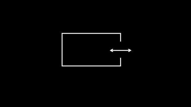 right direction arrow icon animated video