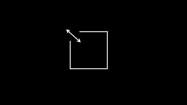  direction arrow icon animated video