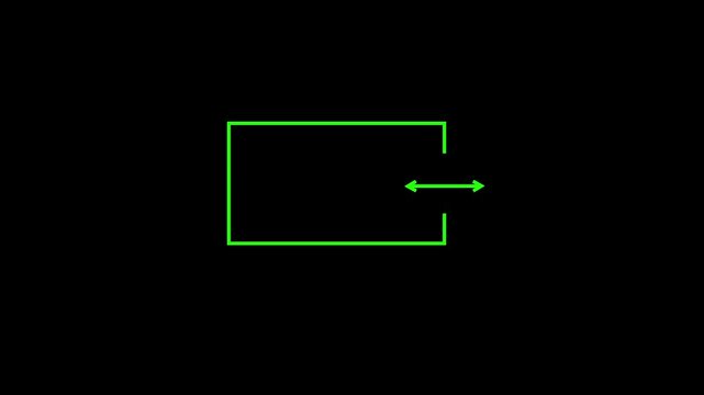 right direction arrow icon animated video