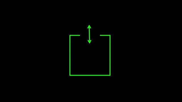 right two direction arrow icon animated video
