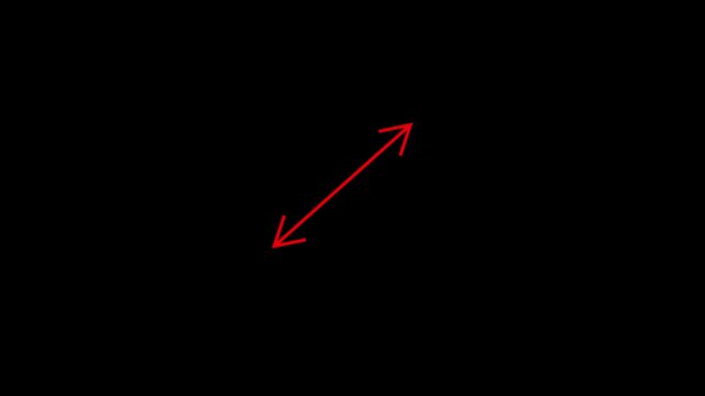 two direction arrow icon animated video