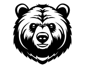 bear grizzly logo creative and original for your business or company logotype vector illustration isolated on white background