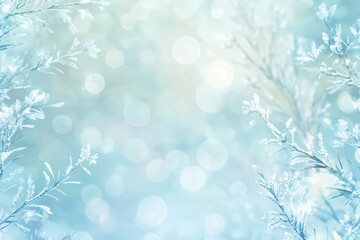 Soft blue Christmas background - for your greetings or text