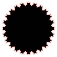 Starburst and sunburst elements are radial designs that radiate outward.