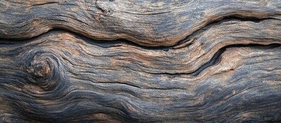 Close up of a weathered wooden fence panel showcasing its rich texture and natural grain patterns ideal for rustic themed projects