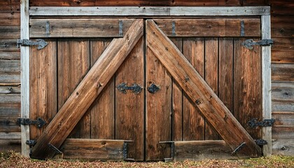 Naklejka premium old wooden shed