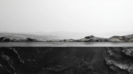 empty of  Tabletop in the gym for product presentation