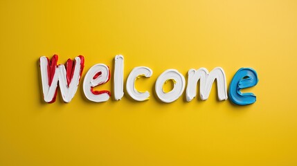 Naklejka premium The word 