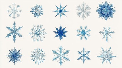 Collection of holiday star. Vector illustration decoration element for greeting card poster design