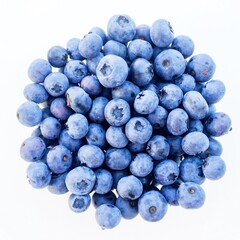 blueberries isolated on white background