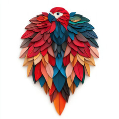 Fototapeta premium Parrot Wings Isolated