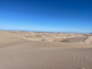 Sand Dunes on a Clear Day