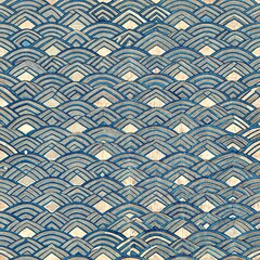 Traditional Japanese Wave Pattern