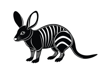Cute Bilby Vector Illustration - Adorable Australian Wildlife Icon for Nature, Conservation, and Playful Character Designs