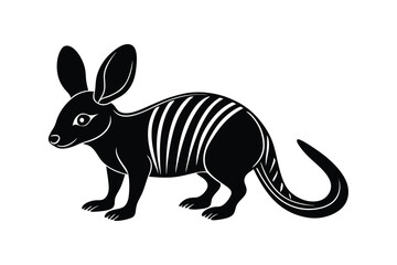 Cute Bilby Vector Illustration - Adorable Australian Wildlife Icon for Nature, Conservation, and Playful Character Designs