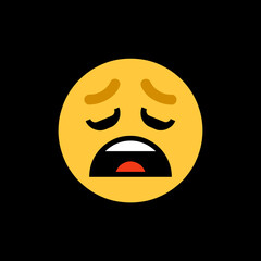 Weary Face Emoji