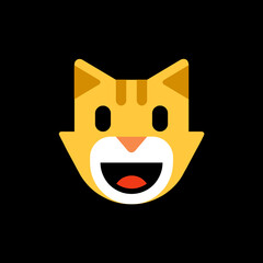 Grinning Cat Face Emoji
