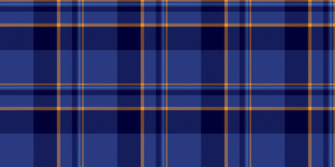 Drawing check textile background, dining room texture seamless plaid. Artistic pattern tartan vector fabric in blue and dark colors.