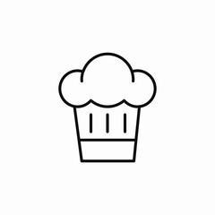 cook hat icon sign vector