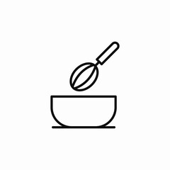 hand mixer icon sign vector