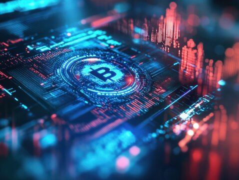 NFT Non-fungible token digital crypto art blockchain technology concept.