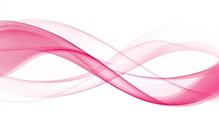 Naklejka premium Abstract flowing pink waves design creating a sense of motion and elegance perfect for background or decoration in modern graphic projects and digital artworks